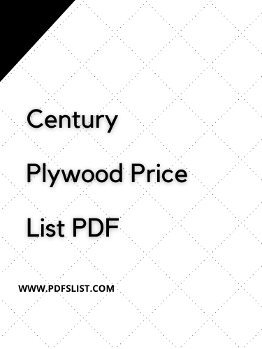 Download New Century Plywood Price List 2022 PDF