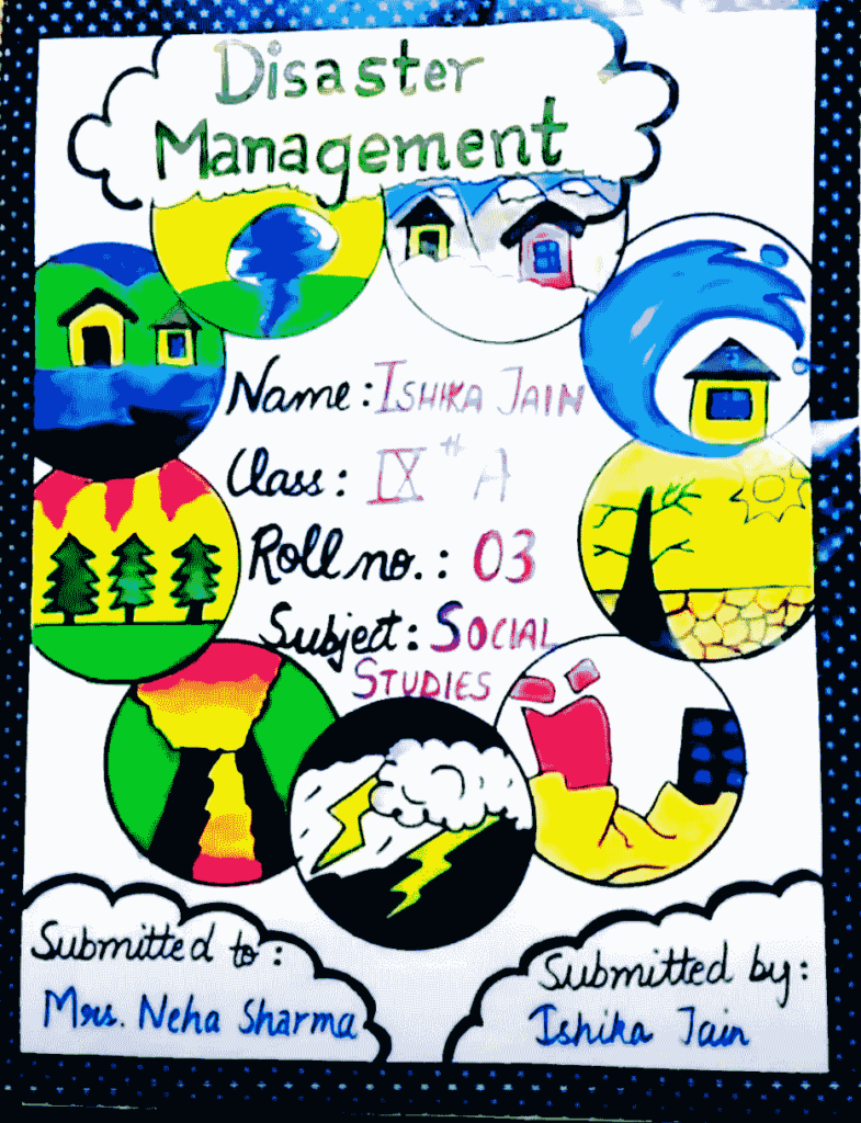 project on disaster management on earthquake class 9